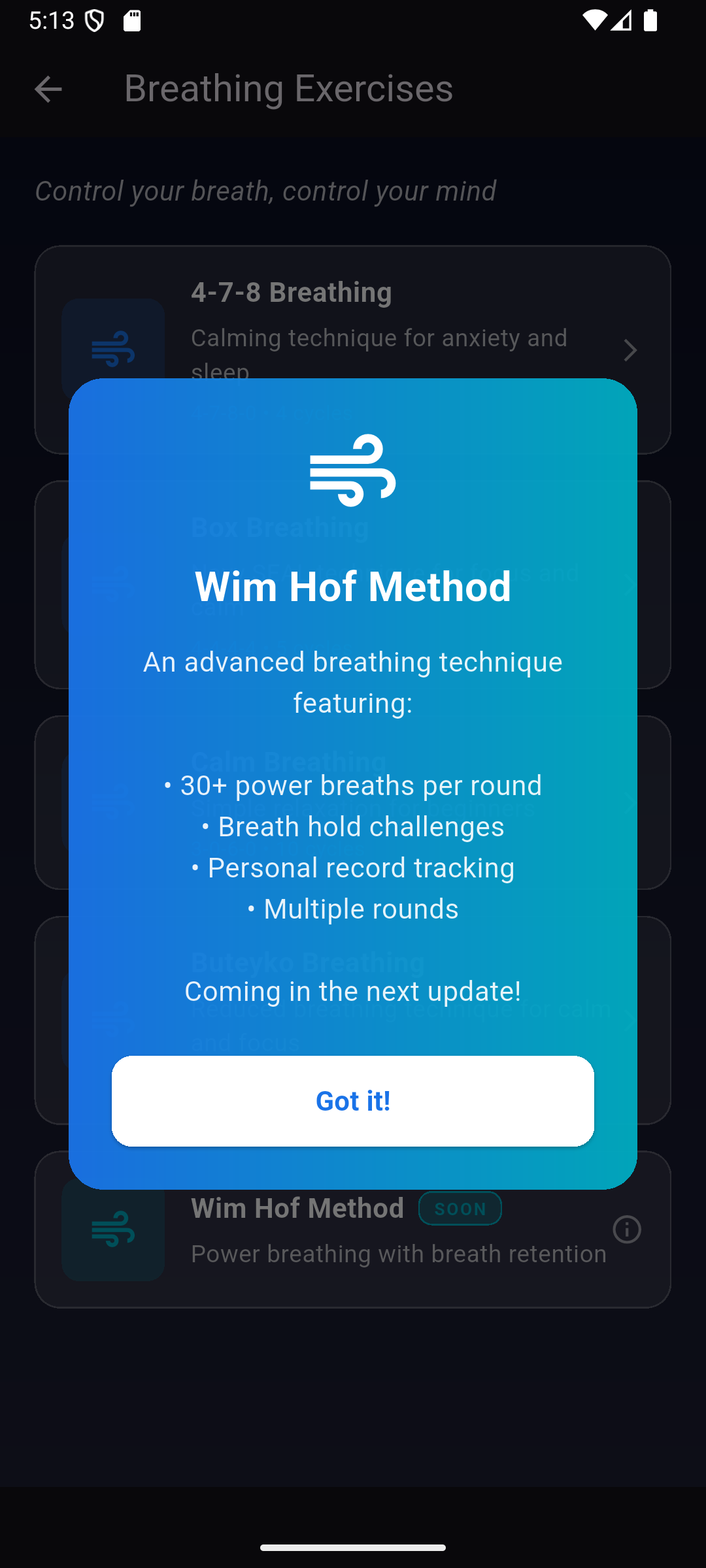Breathing Exercises screenshot 4