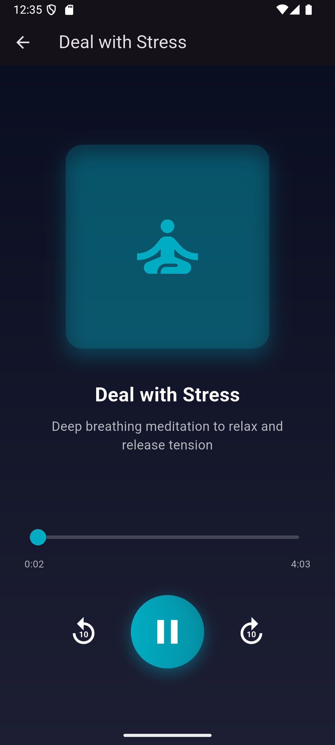 Meditation screenshot 2